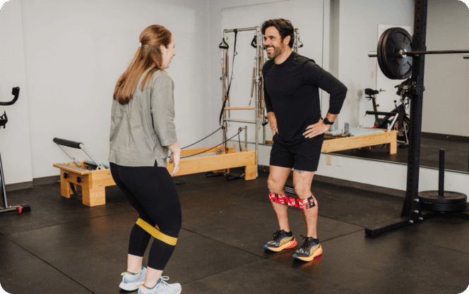 Male client receiving pelvic floor physical therapy at UpLift San Antonio