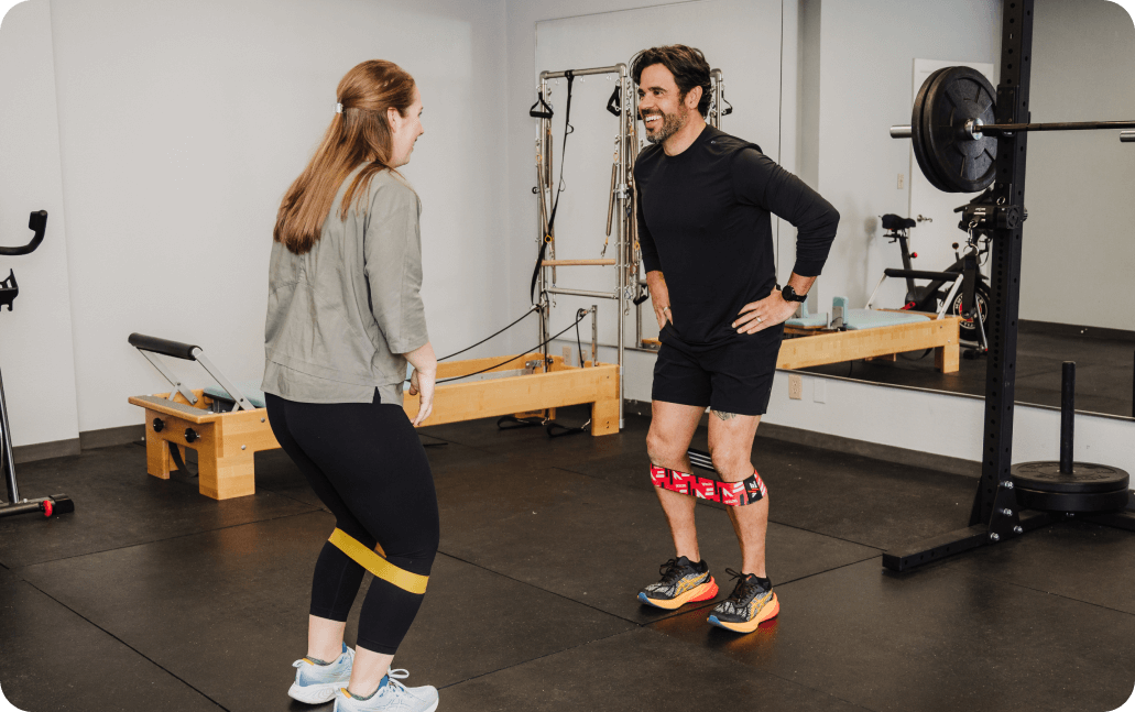 Male client receiving pelvic floor physical therapy at UpLift San Antonio
