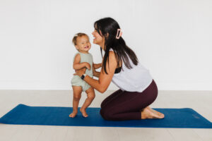 UpLift Physical Therapy and Performance clinic team consulting with a postpartum patient in San Antonio